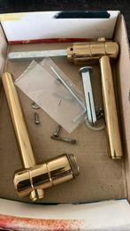 Deurkrukken set van messing.( nieuw), Doe-het-zelf en Verbouw, Hang- en Sluitwerk, Ophalen of Verzenden, Nieuw, Koper of Messing
