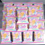 Traktatie zakje chips met thema naar keuze, Ophalen of Verzenden, Nieuw, Feestartikel, Verjaardag