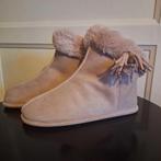Ted Baker heerlijk warme pantoffels roze suede met bont 39, Verzenden, Nieuw, Roze, Pantoffels of Sloffen