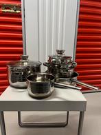 Royalty Line Pannenset - 6 Delig - Zo goed als nieuw, Ophalen, Inductieplaat, Pannenset, Zo goed als nieuw