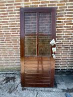 Voordeur / buitendeur met sierglas, Doe-het-zelf en Verbouw, Deuren en Horren, Ophalen, Gebruikt, 80 tot 100 cm, Buitendeur