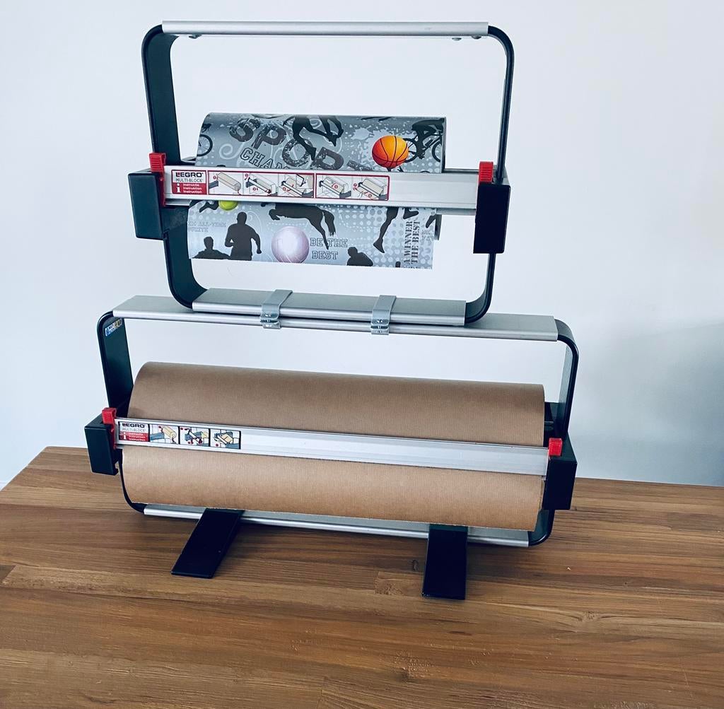 Legro multiblock cadeau papier rolhouder kartelmessen, Ophalen of Verzenden, Gebruikt