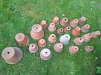 Aardewerk bloempotten, Gebruikt, Rond, Ophalen of Verzenden, Minder dan 25 cm