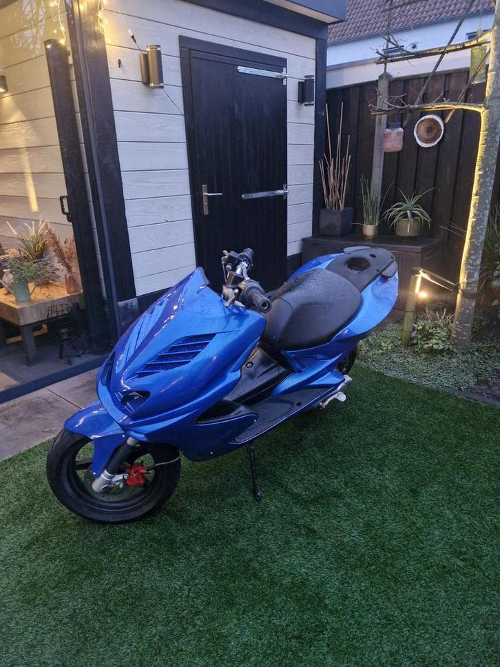 Yamaha aerox 2t lc dd (70cc racing setup), Fietsen en Brommers, Scooters | Yamaha, Zo goed als nieuw, Aerox, Tweetakt, Ophalen