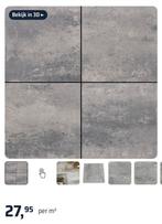 Mooie tuintegels, Ophalen, Gebruikt, 10 m² of meer, Beton