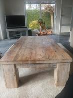 Steigerhouten Salontafel Whitewash - Buiten Geschikt!, Huis en Inrichting, Tafels | Salontafels, Ophalen, 100 tot 150 cm, 50 tot 100 cm