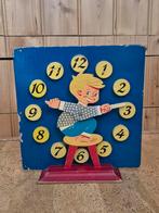Vintage houten klok, Ophalen of Verzenden, Gebruikt, Overige typen