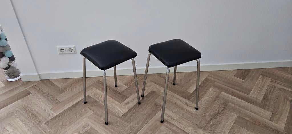 2 Brabantia Krukjes - Jaren 70/80, Gebruikt, Twee, Zwart, Vintage