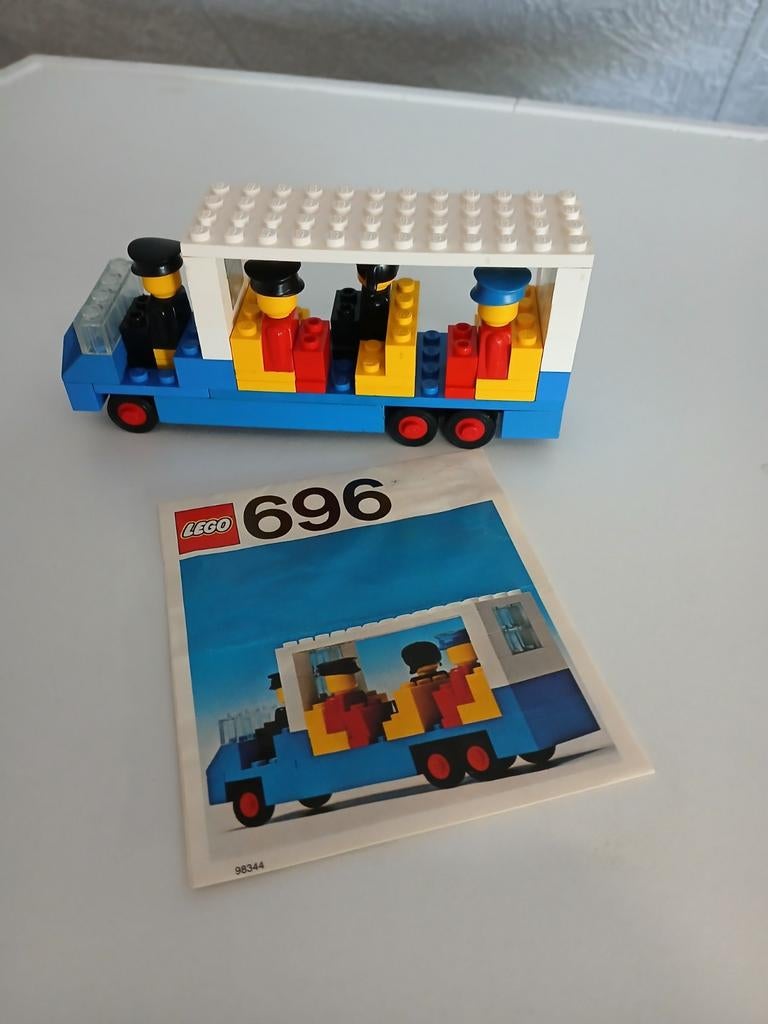 Vintage Lego 696 - Ruimteveer met Instructies, Ophalen of Verzenden, Gebruikt, Complete set, Lego