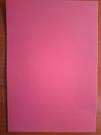 A4 vel knutsel foam roze., Ophalen of Verzenden, Zo goed als nieuw, Materiaal