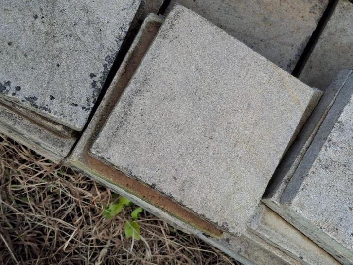 plavuizen oud, mediterraan 15x15 van wit af, 360 st. zie fo, Doe-het-zelf en Verbouw, Vloerdelen en Plavuizen, Zo goed als nieuw