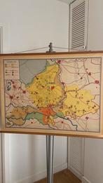 Twee oude gave schoolkaarten van Gelderland, Ophalen of Verzenden, Aardrijkskunde