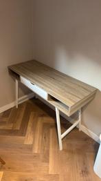 Jysk bureau eiken/wit 120cm, Ophalen, Zo goed als nieuw