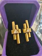 Bulatti Art Nouveau Oorclips, Sieraden, Tassen en Uiterlijk, Met kristal, Overige materialen, Ophalen of Verzenden, Zo goed als nieuw