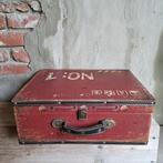 Decoratieve koffer koffertje met print 40x30x15cm *Etage3*, ., Ophalen of Verzenden, Zo goed als nieuw, .