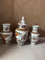 3delige Chinese set vazen, Antiek en Kunst, Antiek | Vazen, Ophalen of Verzenden