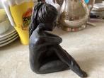 Vrouw naakt // hoog 14 cm, Antiek en Kunst, Kunst | Beelden en Houtsnijwerken, Ophalen of Verzenden