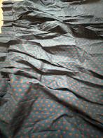 Twee lappen stof, 90x120 cm, Hobby en Vrije tijd, Stoffen en Lappen, Blauw, Ophalen of Verzenden, Zo goed als nieuw, 30 tot 120 cm