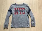stoere grijze kongsleeve van America Today maat 122/128, Ophalen of Verzenden, Zo goed als nieuw, Jongen, Shirt of Longsleeve