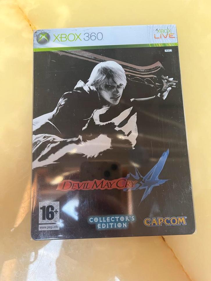 Devil May Cry 4 Steelbook Xbox 360 (PAL) Compleet, Spelcomputers en Games, Games | Xbox 360, Zo goed als nieuw, Avontuur en Actie