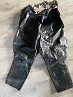 ANTIEKE LEREN MOTORBROEK OLDTIMER LEER BROEK VINTAGE KLASSIE, Ophalen of Verzenden, Gebruikt