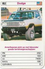 W1918 autokaartje b2 dodge pick - up, Ophalen of Verzenden, Zo goed als nieuw, Auto's