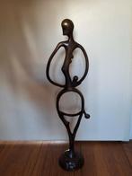 Bronzen sculptuur: Moeder en kind. Corry ammerlaan? 55cm, Antiek en Kunst, Kunst | Beelden en Houtsnijwerken, Ophalen of Verzenden