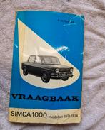 Vraagbaak simca 1000, Ophalen of Verzenden
