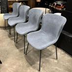 4 x Eetkamerstoel Mauricio Rib Blauw van ZILT, Ophalen, Blauw, Nieuw, Zilt