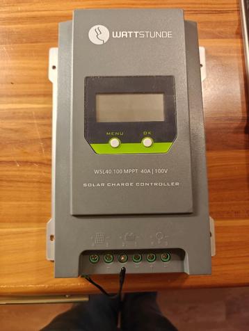 Zonnepaneel Laadregelaar MPPT 40A (12V/24V) - Wattstunde beschikbaar voor biedingen