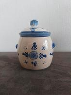 Delfts blauwe voorraadpot TS Holland, Ophalen of Verzenden, Overige materialen, Pot, Bus of Blik