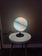 Werelbol lamp, Huis en Inrichting, Woonaccessoires | Wereldbollen, Ophalen, Verlicht, Zo goed als nieuw