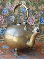 Mooie zware antieke Oosterse theepot van brons 26 cm., Ophalen of Verzenden, Brons