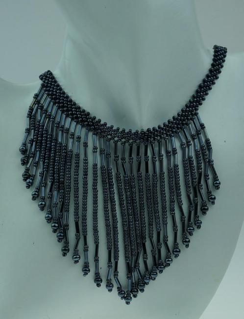 Hematiet edelsteen fraaie ketting 14k gouden slot dames, Sieraden, Tassen en Uiterlijk, Antieke sieraden, Ketting, Goud, Met edelsteen