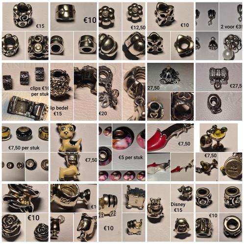 Bedels zilver met zirkonia * NU MET 15% KORTING!!! *, Sieraden, Tassen en Uiterlijk, Bedels, Zo goed als nieuw, Overige merken