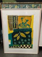 linosnede Diana van Hal, Antiek en Kunst, Kunst | Litho's en Zeefdrukken, Ophalen