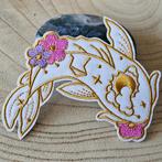 Strijk embleem Iron on Patch Koi karper applicatie, D, Nieuw, Ophalen of Verzenden, D