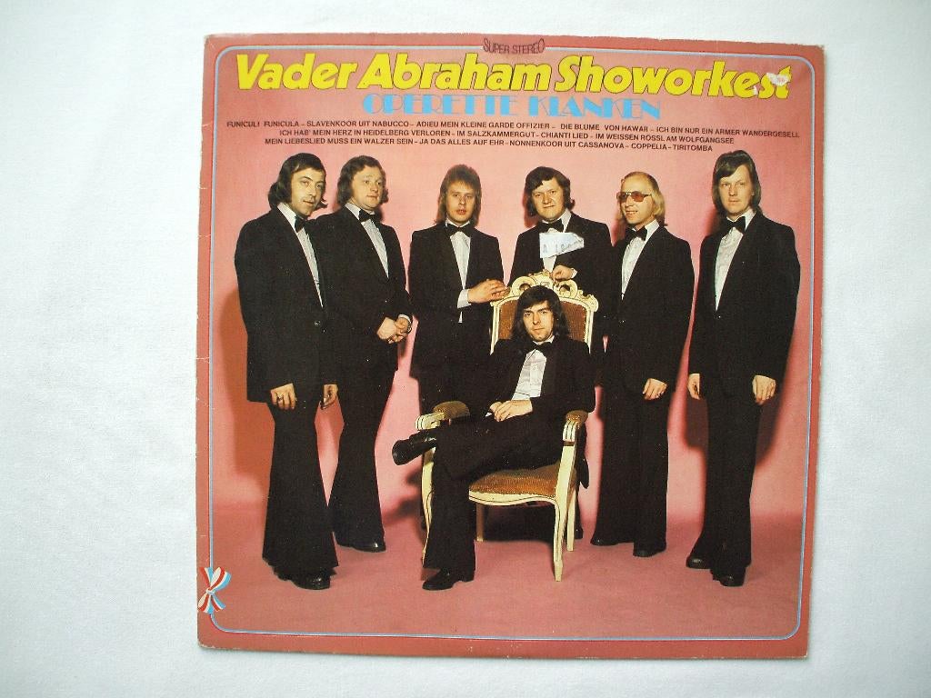 Vader Abraham showorkest - Operette klanken LP, Ophalen of Verzenden, Gebruikt, 12 inch, Levenslied of Smartlap