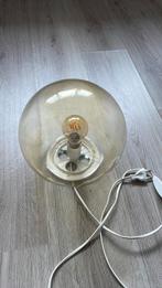 Glazen bollamp IKEA, Huis en Inrichting, Lampen | Tafellampen, Ophalen, Zo goed als nieuw, Minder dan 50 cm