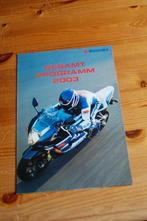 Suzuki modellen 2003 (poster), Ophalen of Verzenden, Suzuki