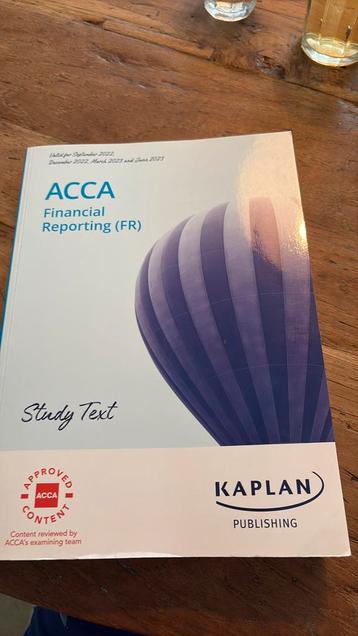 ACCA financial Reporting beschikbaar voor biedingen