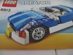 lego creator blauwe sportwagen 6913, Ophalen of Verzenden, Zo goed als nieuw, Complete set, Lego