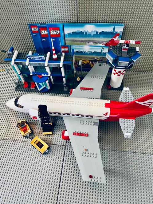 LEGO City 3182 Luchthaven, Kinderen en Baby's, Speelgoed | Duplo en Lego, Gebruikt, Lego, Complete set, Ophalen of Verzenden