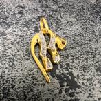 18k gouden hanger panter model, Sieraden, Tassen en Uiterlijk, Kettinghangers, Ophalen of Verzenden, Zo goed als nieuw, Goud