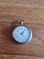 Zilveren zakhorloge vintage antiek zilver horloge, Sieraden, Tassen en Uiterlijk, Horloges | Antiek, Ophalen of Verzenden, Zilver