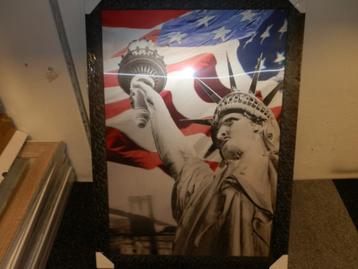 Schilderij Vrijheidsbeeld amerika . beschikbaar voor biedingen