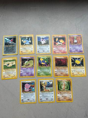Pokémon kaarten Neo Genesis set 1999 beschikbaar voor biedingen
