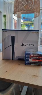 Playstation 5 met 8 Games - Disc Editie, Spelcomputers en Games, Ophalen, Gebruikt, Playstation 5