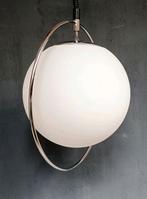XL Space Age Globe Hanglamp 1970's, Ophalen, Gebruikt, Glas, 75 cm of meer