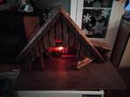 Mooi houten kerststal, Diversen, Kerst, Ophalen of Verzenden, Zo goed als nieuw
